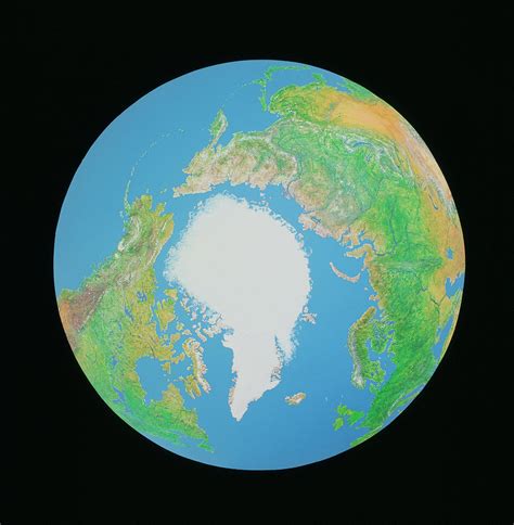 world view from north pole